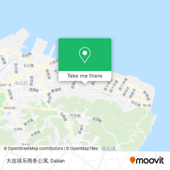 大连禧乐商务公寓 map