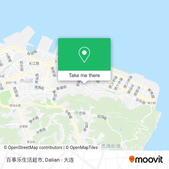 百事乐生活超市 map