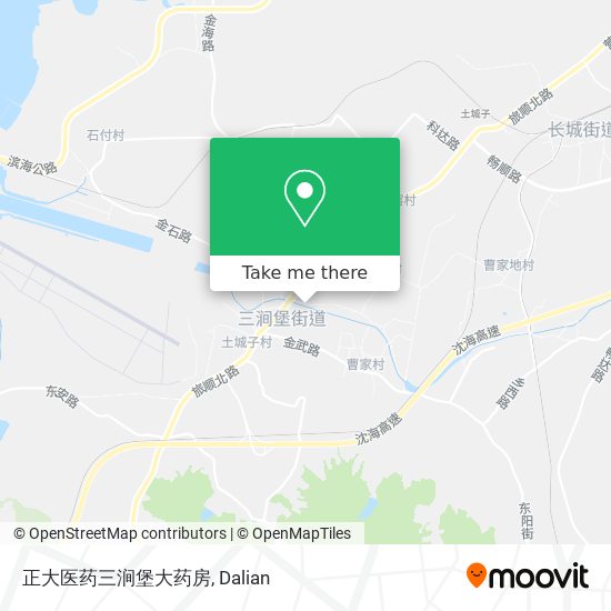 正大医药三涧堡大药房 map