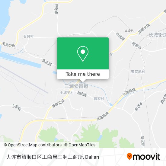 大连市旅顺口区工商局三涧工商所 map