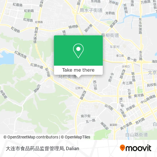 大连市食品药品监督管理局 map