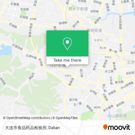 大连市食品药品检验所 map