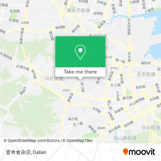 爱奇食杂店 map