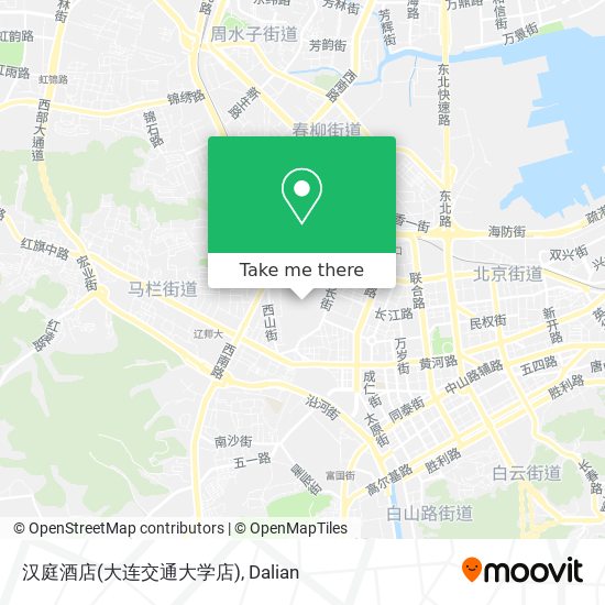 汉庭酒店(大连交通大学店) map