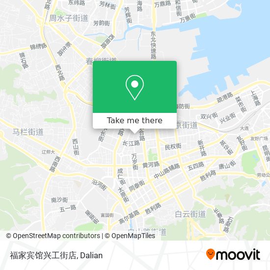 福家宾馆兴工街店 map