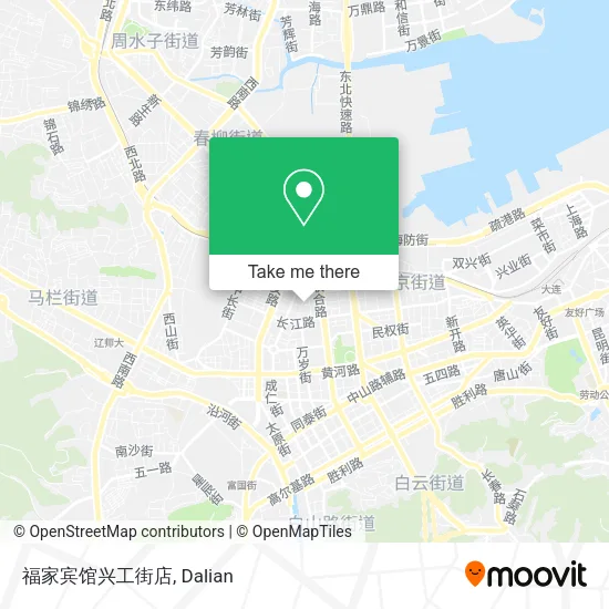 福家宾馆兴工街店 map
