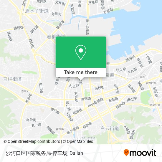沙河口区国家税务局-停车场 map