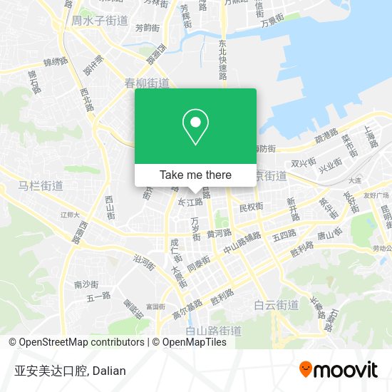 亚安美达口腔 map