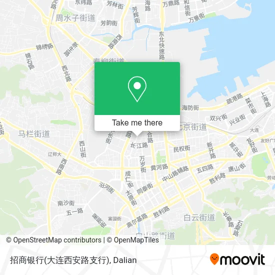 招商银行(大连西安路支行) map
