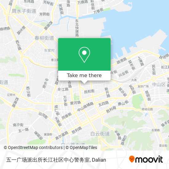 五一广场派出所长江社区中心警务室 map