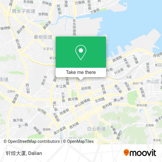 轩煌大厦 map