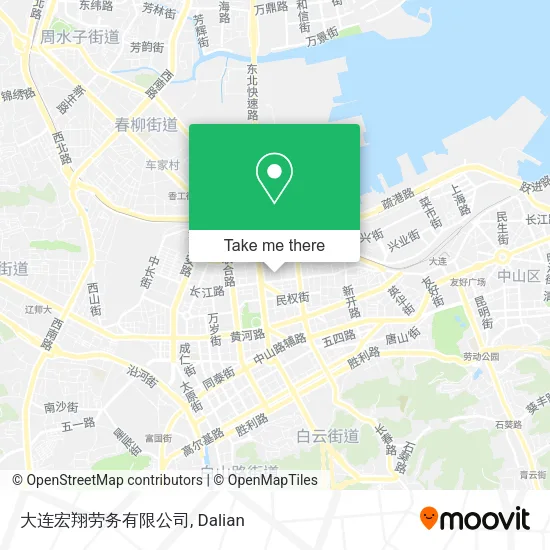 大连宏翔劳务有限公司 map