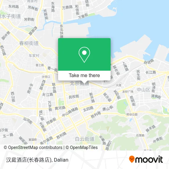汉庭酒店(长春路店) map