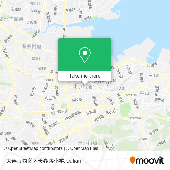 大连市西岗区长春路小学 map