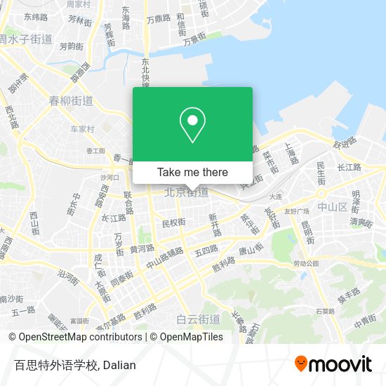 百思特外语学校 map