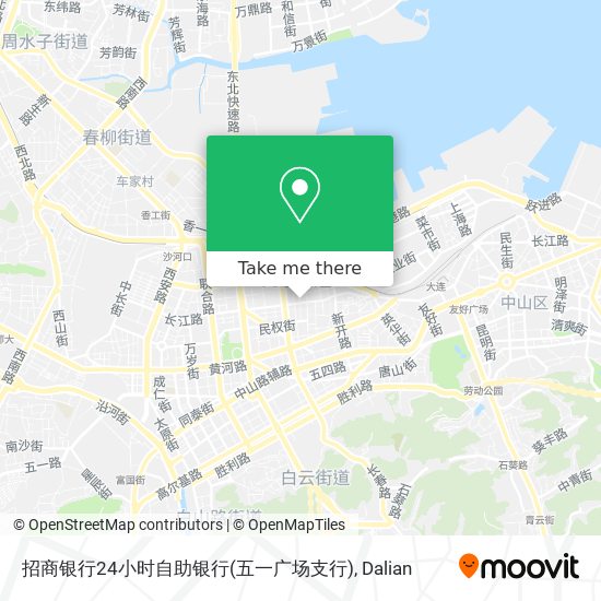 招商银行24小时自助银行(五一广场支行) map