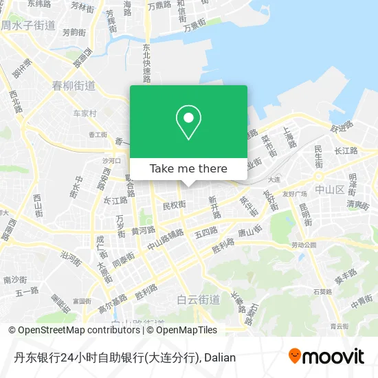 丹东银行24小时自助银行(大连分行) map