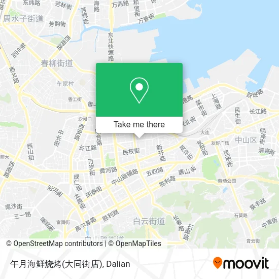 午月海鲜烧烤(大同街店) map