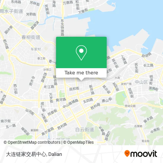 大连链家交易中心 map