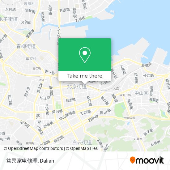 益民家电修理 map
