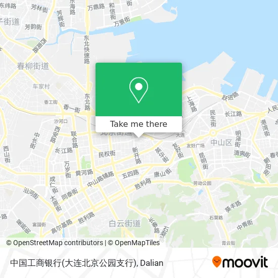 中国工商银行(大连北京公园支行) map