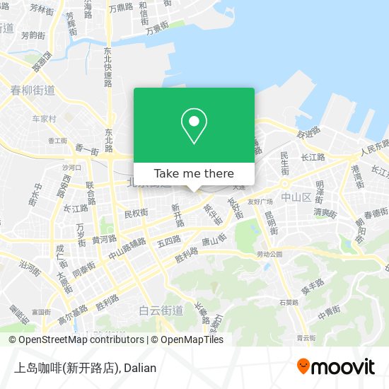 上岛咖啡(新开路店) map