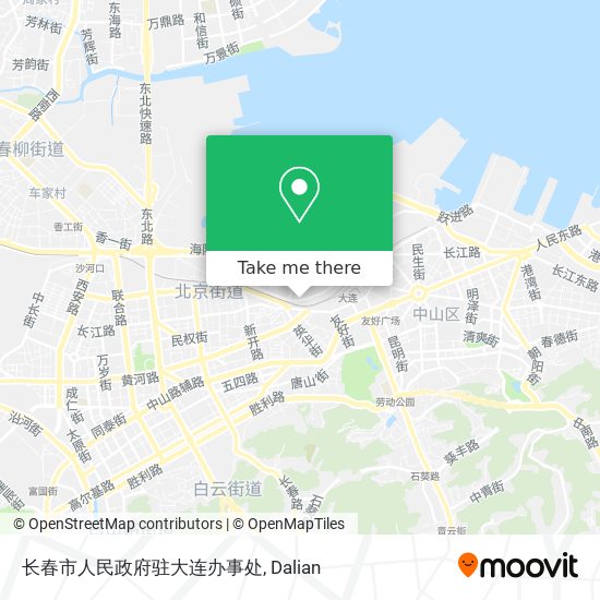 长春市人民政府驻大连办事处 map