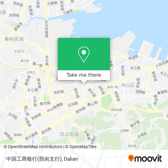 中国工商银行(西岗支行) map