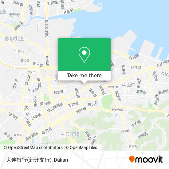 大连银行(新开支行) map