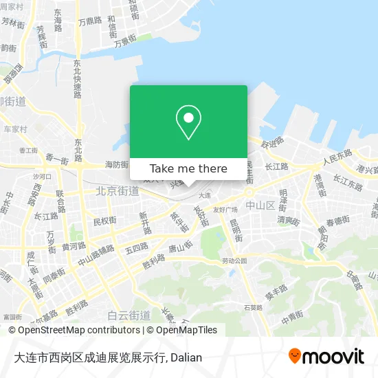 大连市西岗区成迪展览展示行 map