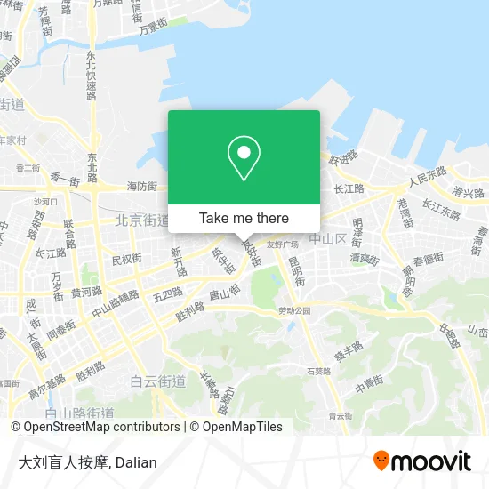 大刘盲人按摩 map