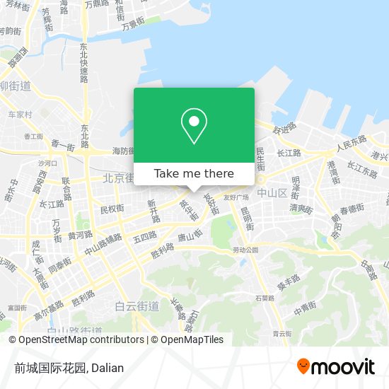 前城国际花园 map