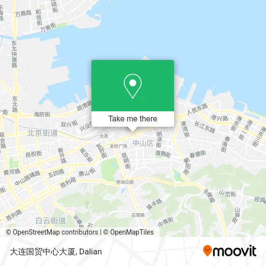 大连国贸中心大厦 map