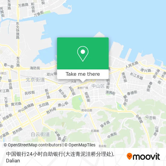 中国银行24小时自助银行(大连青泥洼桥分理处) map