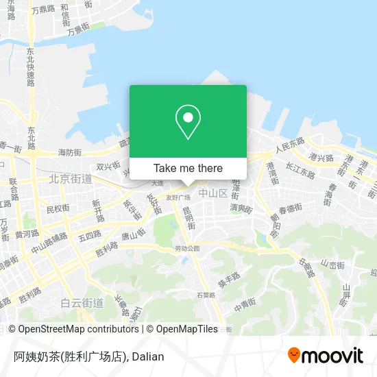 阿姨奶茶(胜利广场店) map