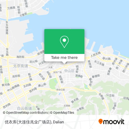 优衣库(大连佳兆业广场店) map