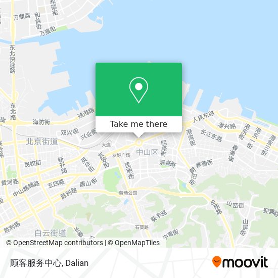 顾客服务中心 map