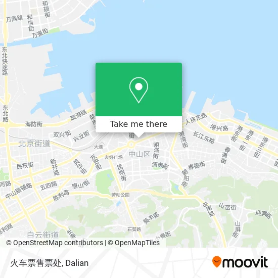 火车票售票处 map