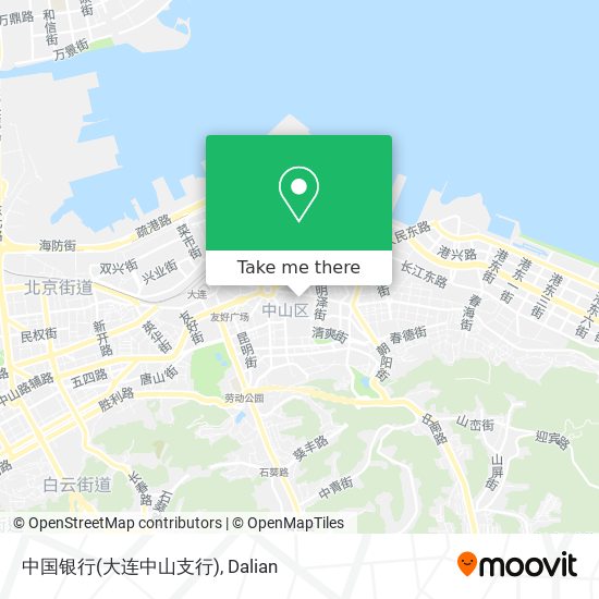 中国银行(大连中山支行) map