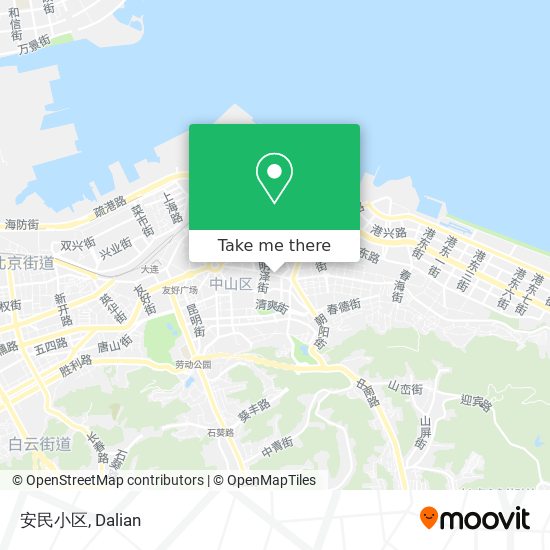 安民小区 map