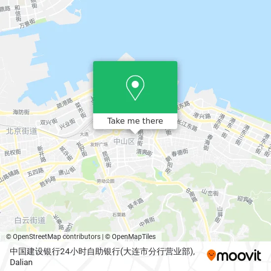 中国建设银行24小时自助银行(大连市分行营业部) map