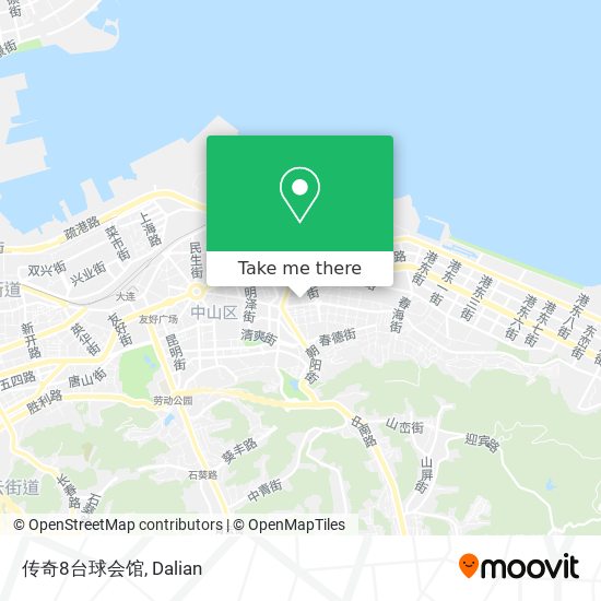 传奇8台球会馆 map