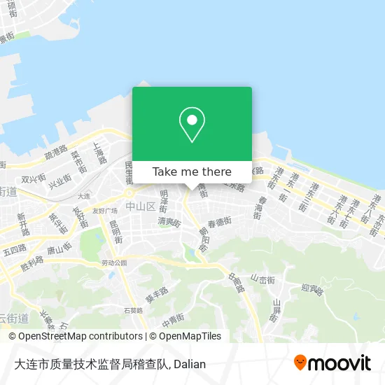 大连市质量技术监督局稽查队 map