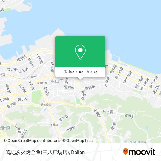 鸣记炭火烤全鱼(三八广场店) map