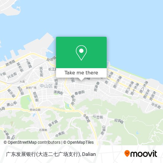 广东发展银行(大连二七广场支行) map