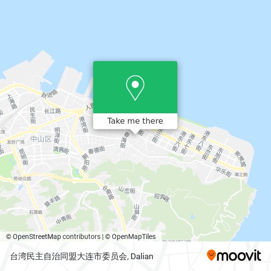 台湾民主自治同盟大连市委员会 map