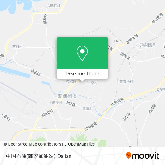 中国石油(韩家加油站) map