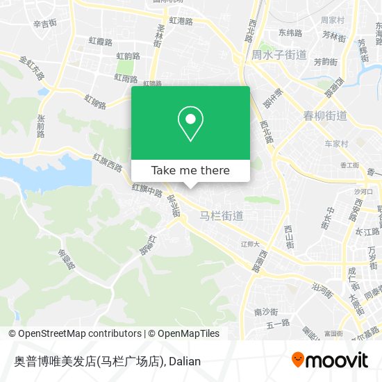 奥普博唯美发店(马栏广场店) map
