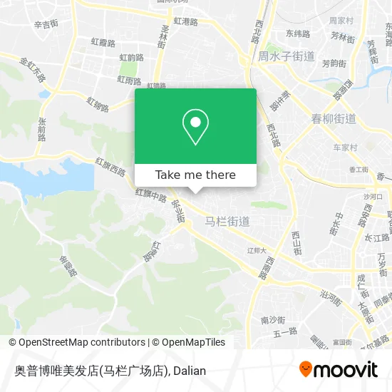 奥普博唯美发店(马栏广场店) map