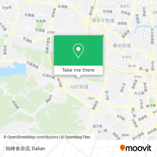 灿峰食杂店 map